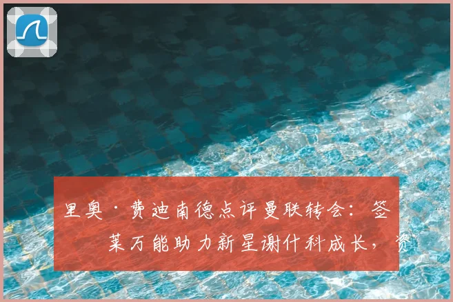 里奥·费迪南德点评曼联转会：签下莱万能助力新星谢什科成长，资深前锋对年轻球员的价值