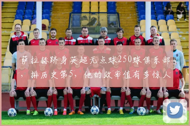 萨拉赫跻身英超无点球250球俱乐部,排历史第5,他的效率值有多惊人?